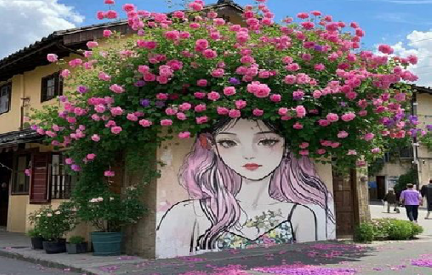 富川怎么设计网红打卡墙绘