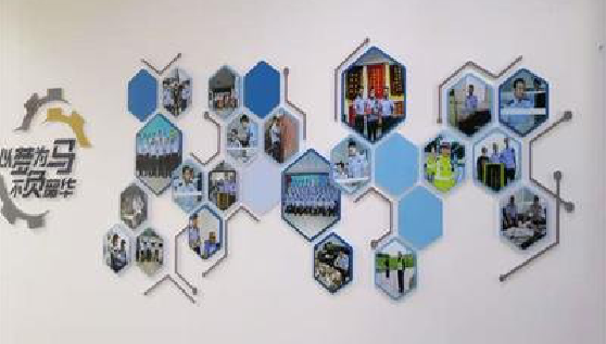 富川文化墙最常见的做法。