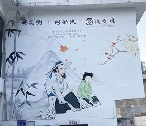 富川分享几个墙绘保养知识。