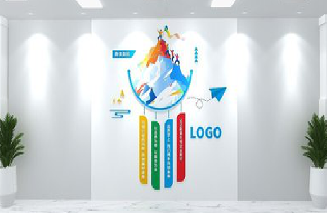 富川公司企业形象墙的工艺材料有哪些？